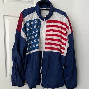 Vintage1994 Team USA Themed Windbreaker Jacket